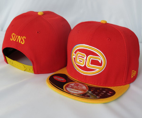 AFL Gold Coast Snapback Hats NU02